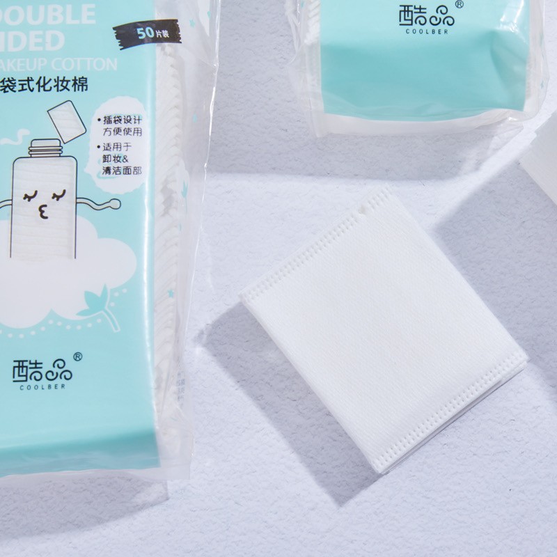 Cotton Pads Factory - OEM Stitched Double Sided