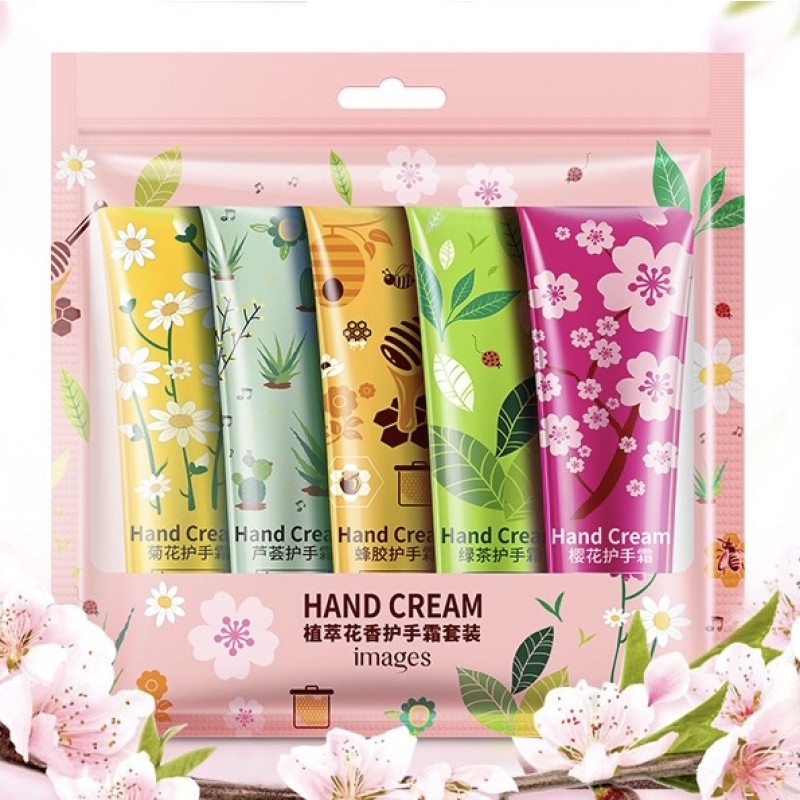 Hand Cream Kit Manufacturer - OEM 5 Piece Floral Set