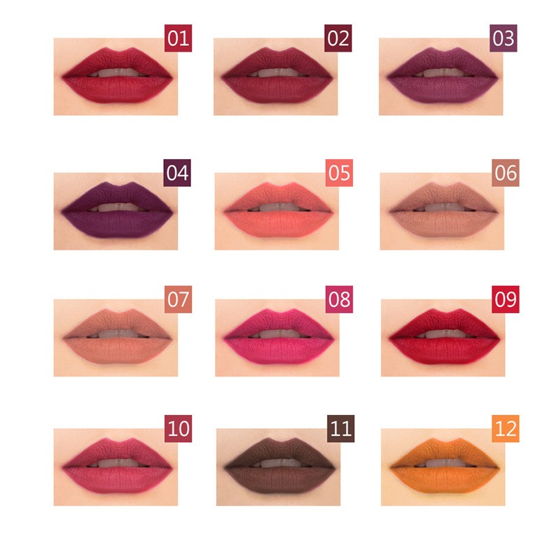 Lip Liner Manufacturer - Custom Matte Lip Pencil 12 Colors
