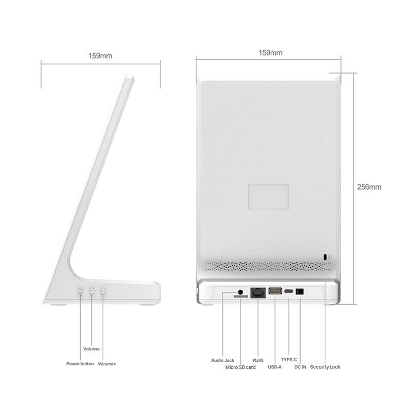 Digital Display Tablet Factory - OEM Countertop L Shape IPS No Battery Android Advertising
