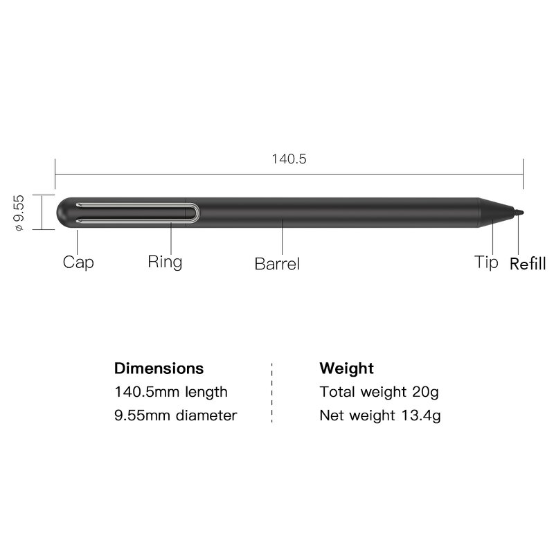 Aluminum Stylus Pen Manufacturer - OEM Hot Selling Active for Surface Asus HP