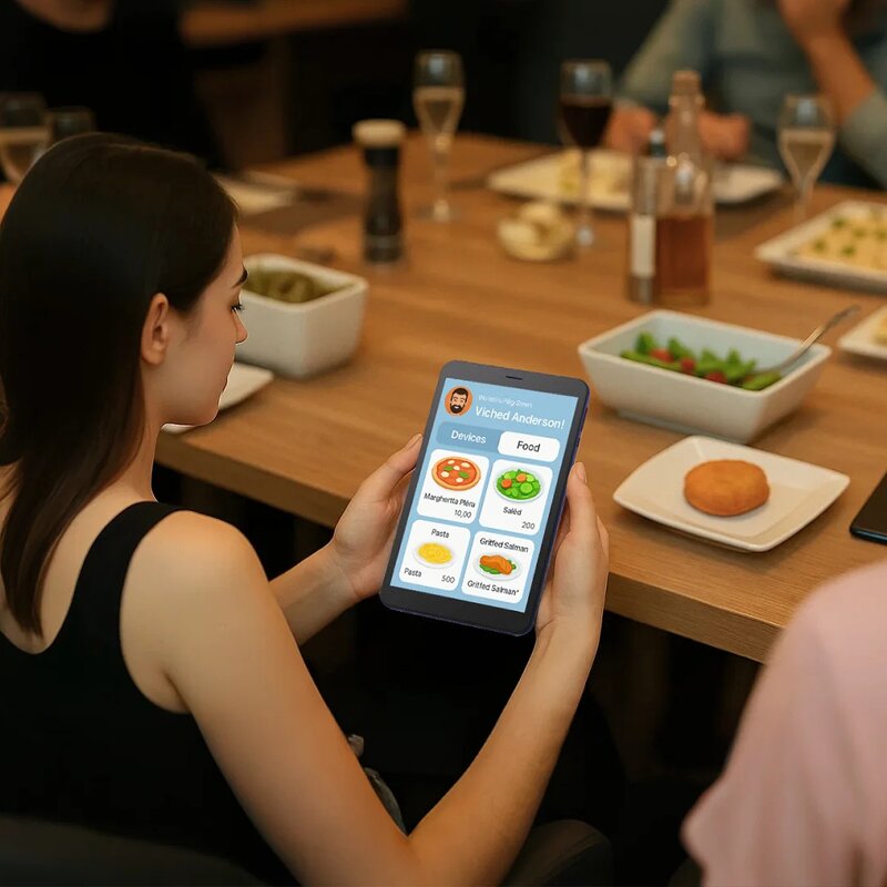 Menu Tablet Supplier - OEM Custom 8 Inch 4g Android with Front NFC Reader