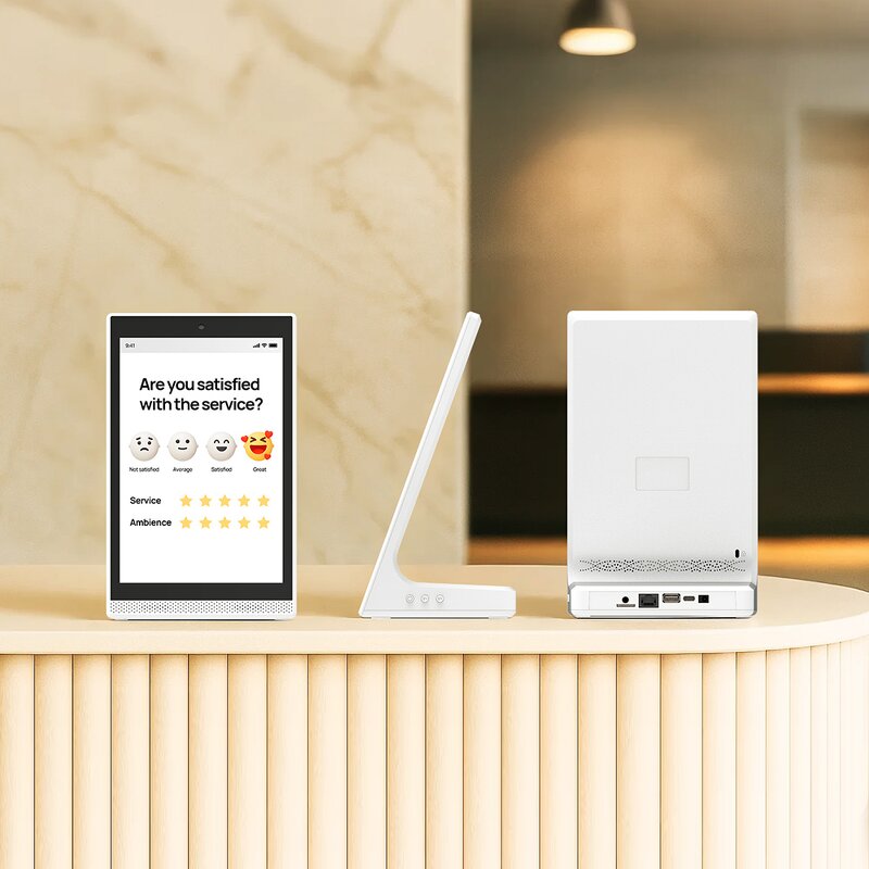 Vertical L Shape Tablet Supplier - OEM New Custom 10.1Inches RJ45 Front NFC Menu