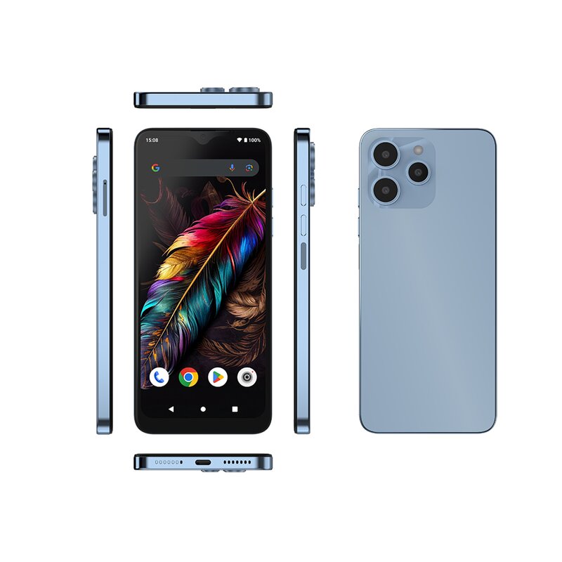 Dual SIM Smartphone Manufacturer - OEM 6.95 Inch 8+256GB Water-hole 5 Points Touch Unlocked