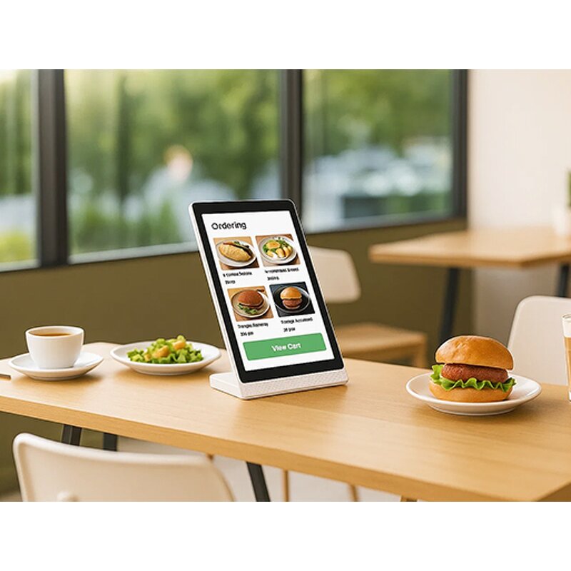 Digital Display Tablet Factory - OEM Countertop L Shape IPS No Battery Android Advertising