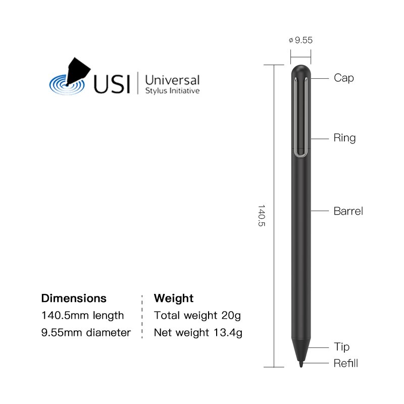 Aluminum Stylus Pen Manufacturer - OEM Hot Selling Active for Surface Asus HP