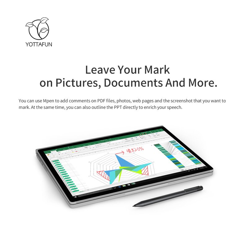 Active Capacitive Stylus Pen Factory - OEM Hot Selling Slim 1024 Pressure Levels Surface