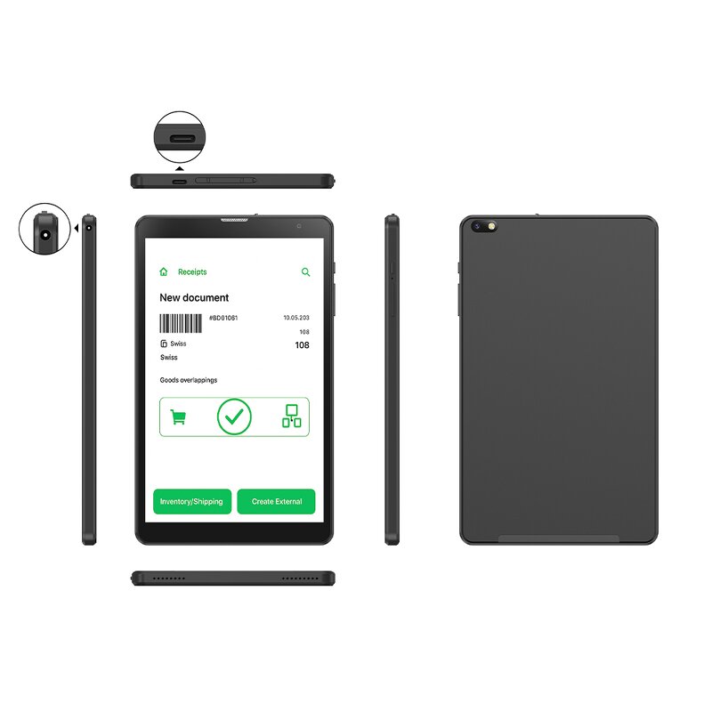 Android POS Tablet Manufacturer - OEM Custom 8 Inch NFC MT8768 IPS All in One