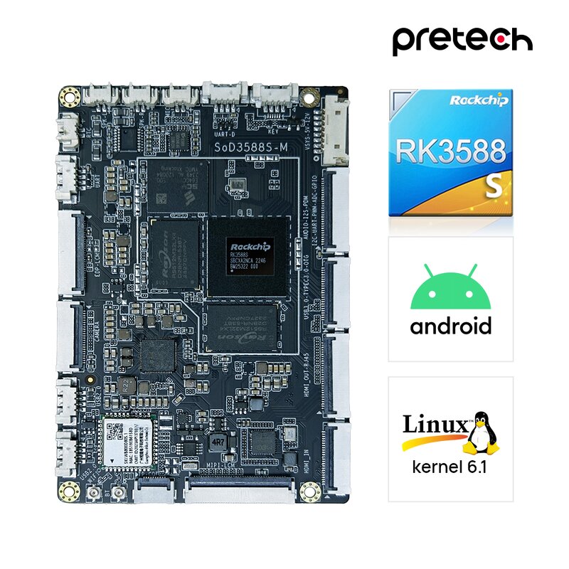 Development Board Manufacturer - OEM Open Frame 8 Inch RK3588 PCB Rockchip Wifi 6