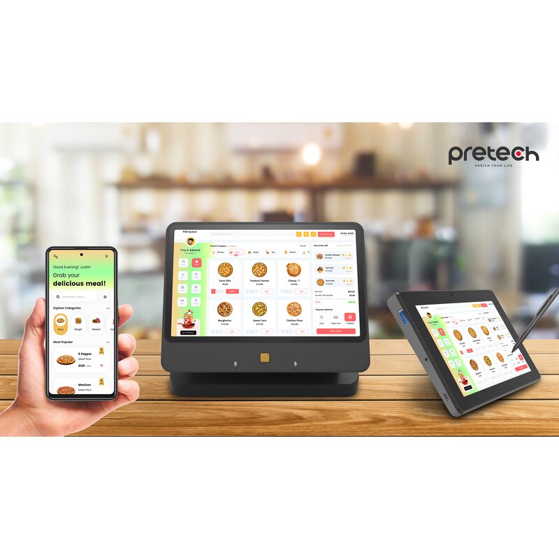 Nfc Tablet Factory - OEM Payment Terminal with Docking Station Rooted Android 8 Inch