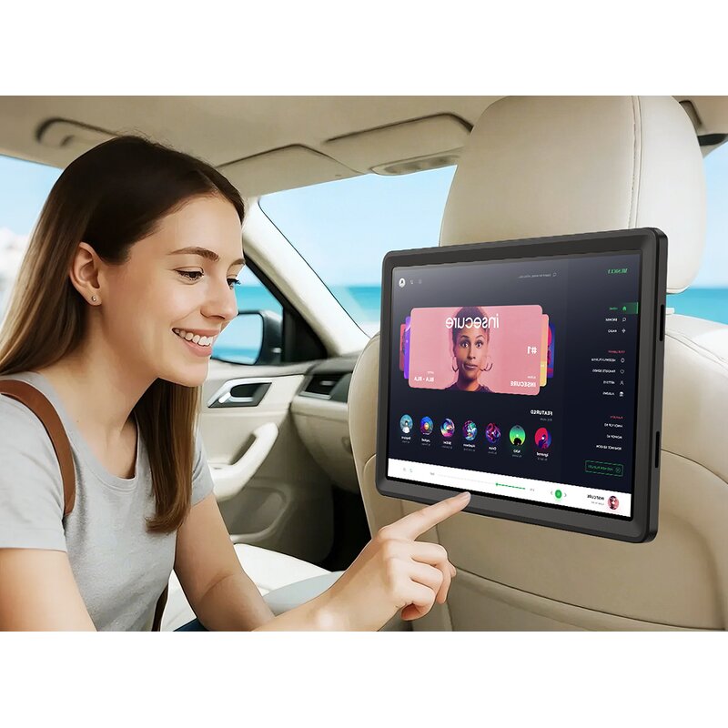 Car Headrest Monitor Factory - OEM Customized 11inch Advertising Rear Seat Screen NFC