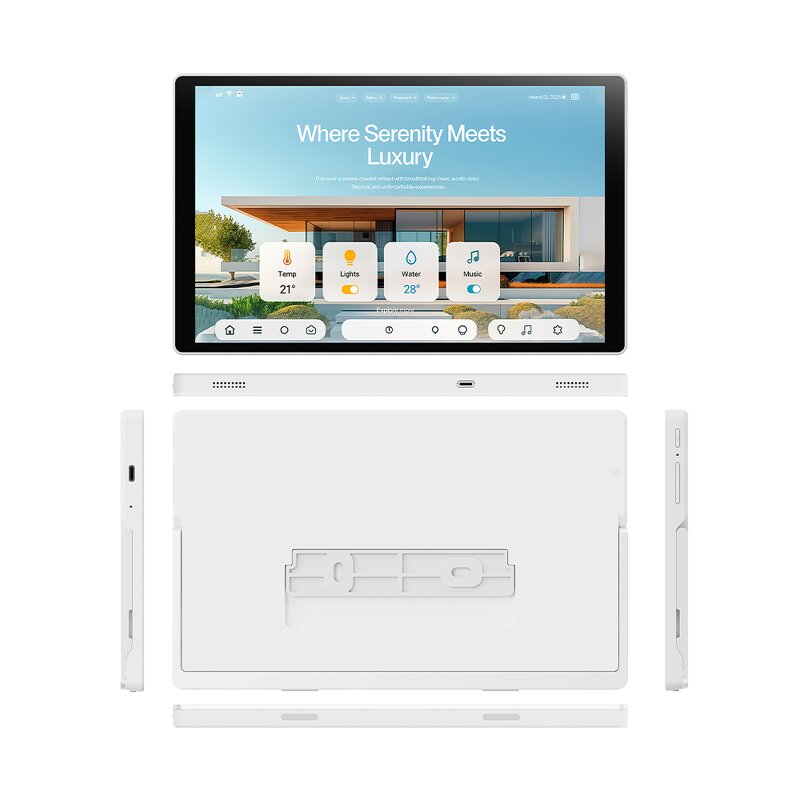 IoT Development Board Supplier - OEM Desktop Tablet RK3566 HMI Panel Weather Display