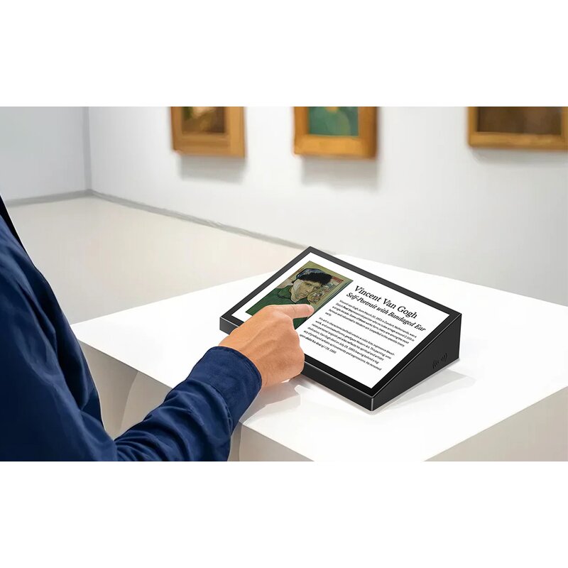 Desktop Kiosk Tablet Supplier - OEM 10.1 Inch Horizontal WiFi NFC Card Reading Voting