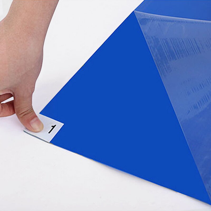 Cleanroom Adhesive Mat Factory - OEM/ODM Industrial LDPE Blue 26''45'' Sticky Safety