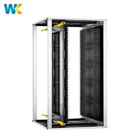 SMT Esd Magazine Rack Supplier - OEM/ODM Adjustable Galvanized Iron 50-Piece Capacity Gear