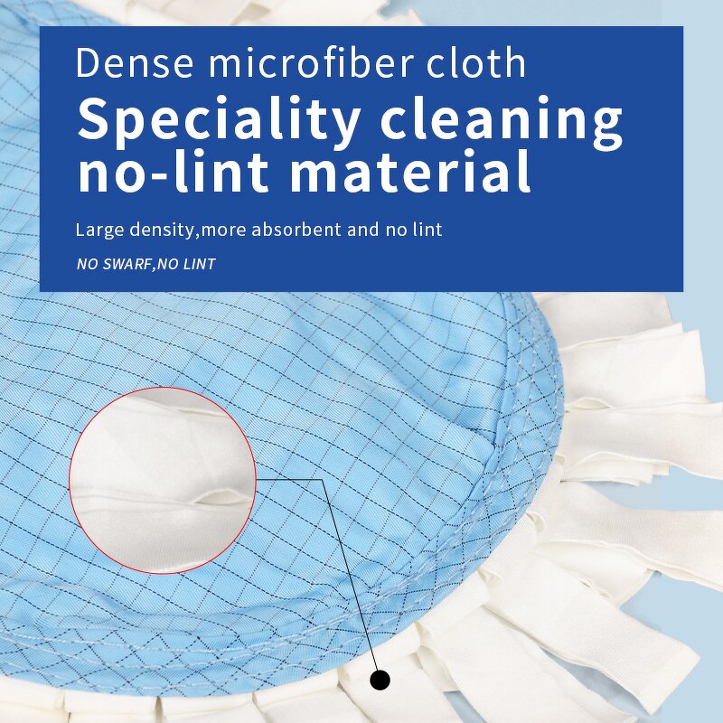 Anti-static Microfiber Mop Manufacturer - OEM/ODM High Water Absorption Lint Free Floor