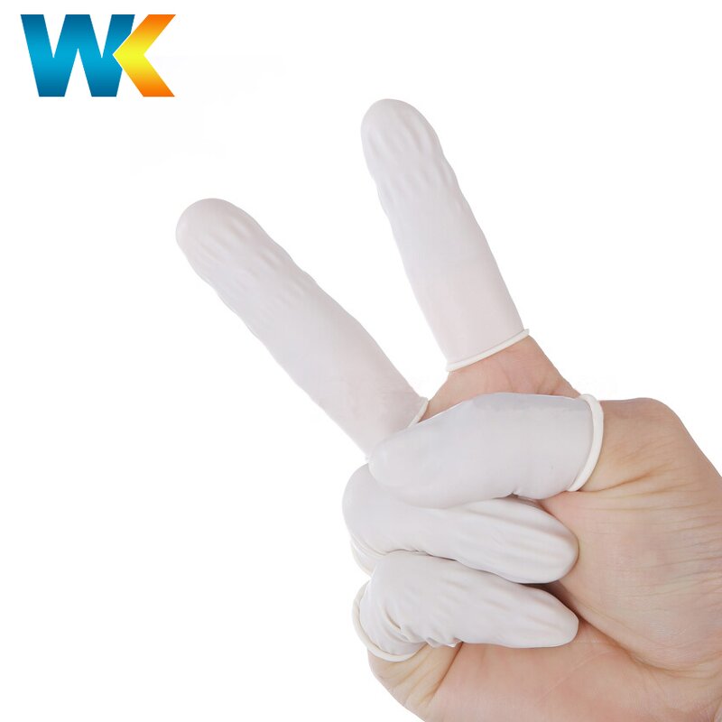 Latex Finger Cot Factory - OEM/ODM White Multi-purpose Medium Comfortable 100% Natural