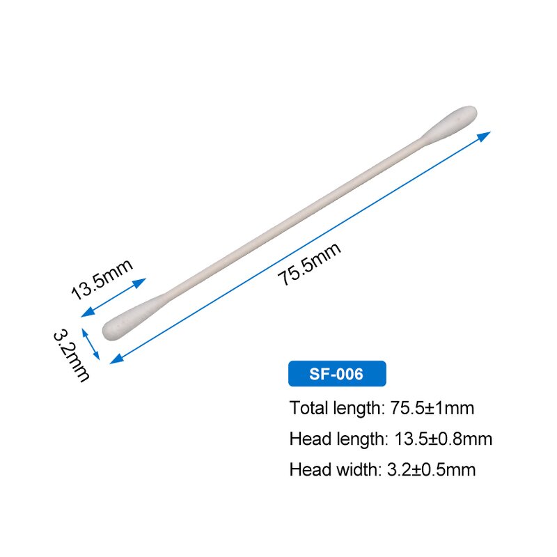 Disposable Cotton Swabs Manufacturer - OEM/ODM Lint-Free Double Qtip Industrial Cleanroom