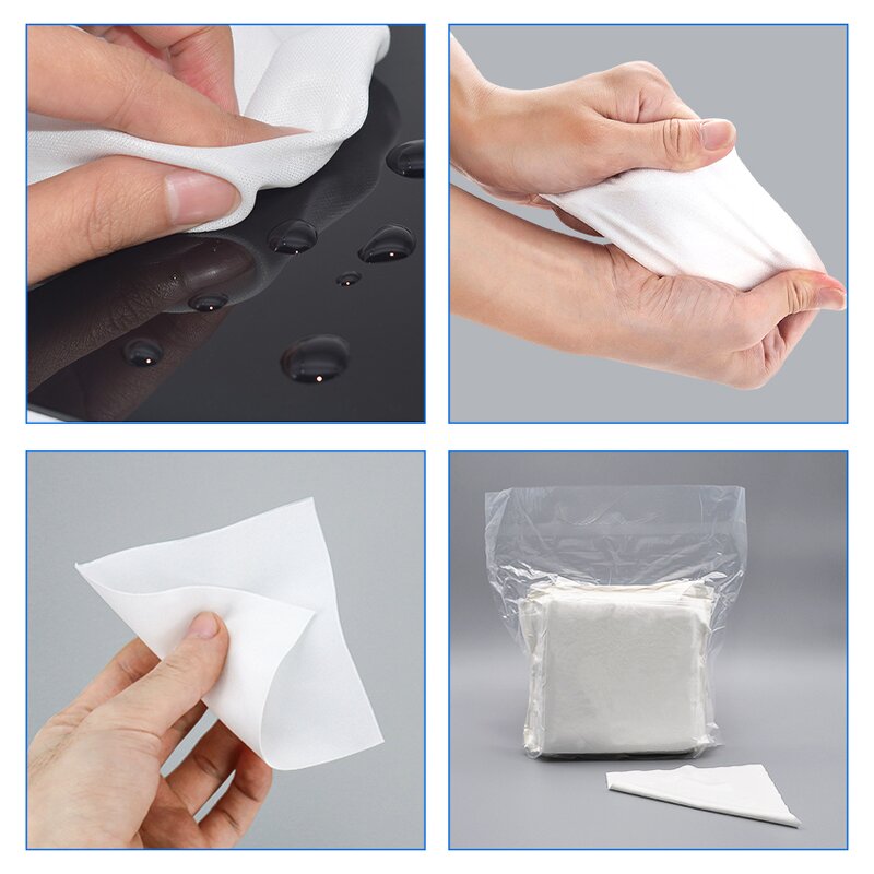 Clean Room Wiper Factory - OEM/ODM Factory Supply 6 Inch 100pcs Microfiber Cloth Lint Free