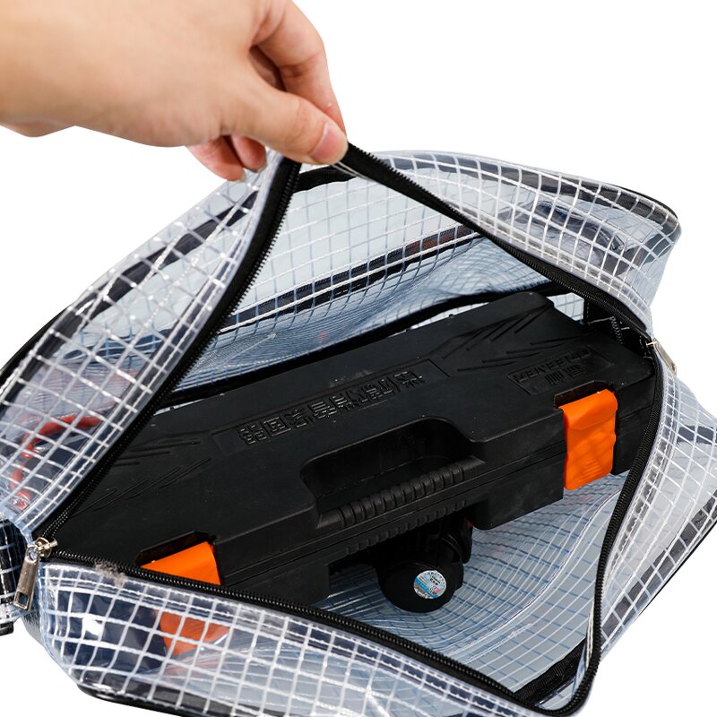 Transparent PVC Tool Bag Manufacturer - OEM/ODM 12-Inch Anti-Static Cleanroom Adjustable Shoulder