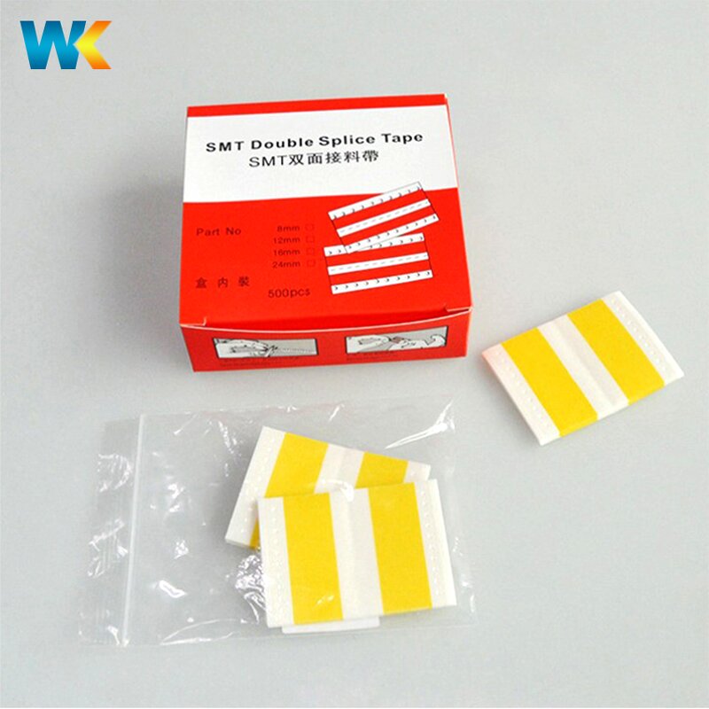 Splice Tape Factory - OEM/ODM 8mm Double Face Yellow Carrier SMT SMD Abrasive Belt