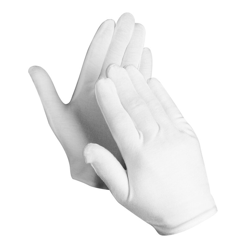 White Cotton Thin Gloves Manufacturer - OEM/ODM Non Disposable Smooth Flexible Breathable