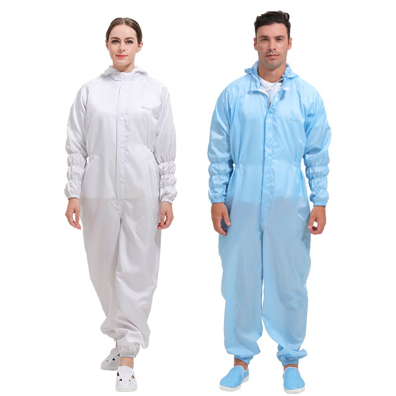ESD Anti-Static Jumpsuits Factory - OEM/ODM Reusable Washable Coverall Gowns Dust-Free