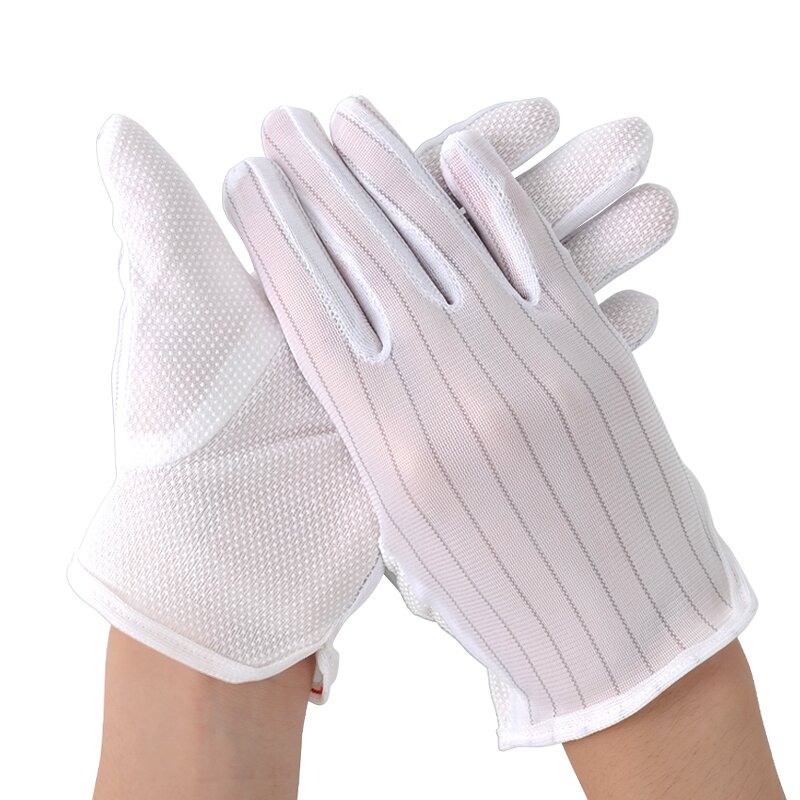 Antistatic Conductive Gloves Supplier - OEM/ODM Lint Free Fabric Wire Cleanroom ESD Dotted