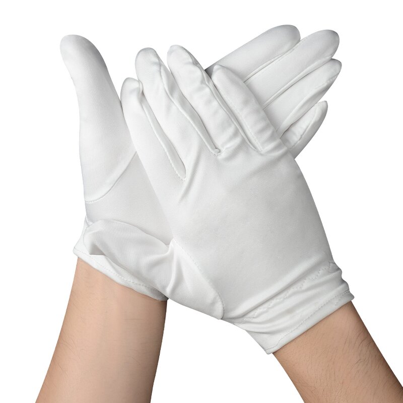 Microfiber Safety Gloves Supplier - OEM/ODM High Quality White Dust-Free Thin Cleanroom