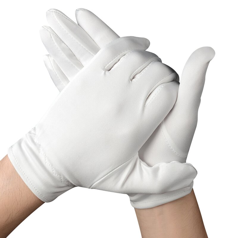 Microfiber Safety Gloves Supplier - OEM/ODM High Quality White Dust-Free Thin Cleanroom