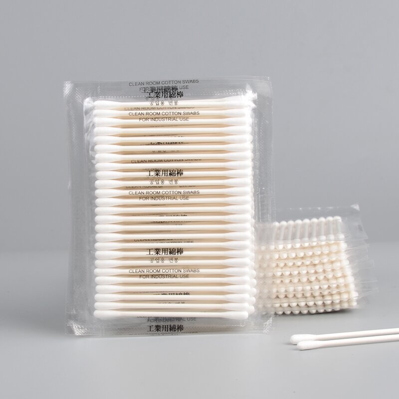 Disposable Cotton Buds Supplier - OEM/ODM CA-002 Double Head Dust-Free Paper Stick