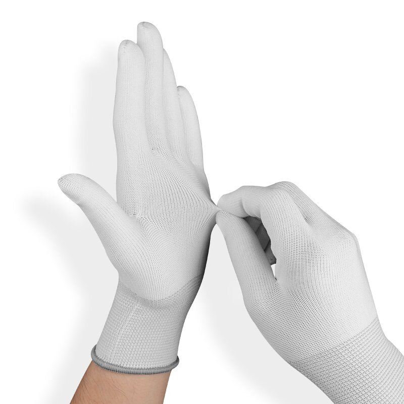 White PU Palm Gloves Manufacturer - OEM/ODM High Quality 13 Gauge Nylon Coating Industry