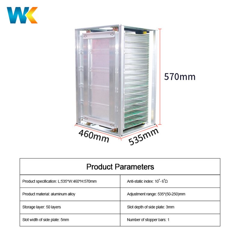 Adjustable Antistatic PCB Holder Factory - OEM/ODM ESD Through Hole Aluminum SMT Rack