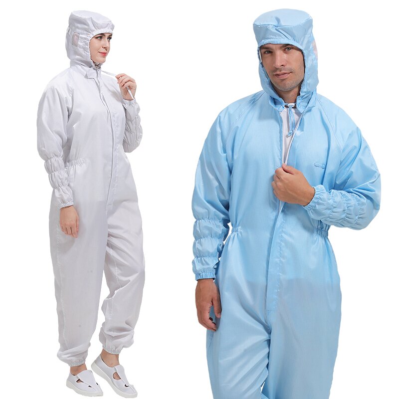 ESD Anti-Static Jumpsuits Factory - OEM/ODM Reusable Washable Coverall Gowns Dust-Free