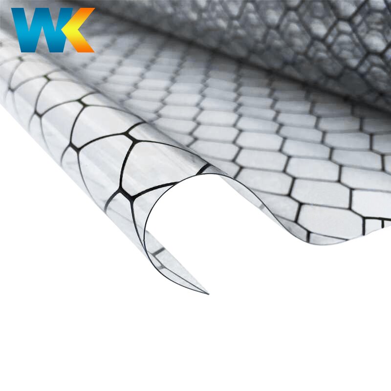 ESD Curtain Supplier - OEM/ODM Transparent Black PVC Grid Cleanroom Antistatic Working Area