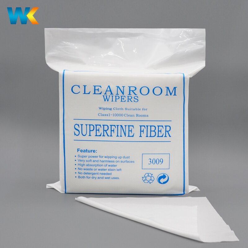 Laser Edge Sealing Wipes Factory - OEM/ODM 9 Inch Lint Free Microfiber 3009 Cleanroom