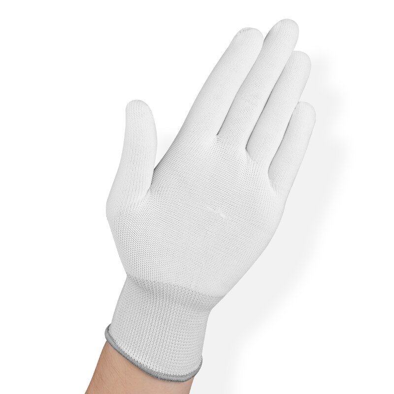 White PU Palm Gloves Manufacturer - OEM/ODM High Quality 13 Gauge Nylon Coating Industry