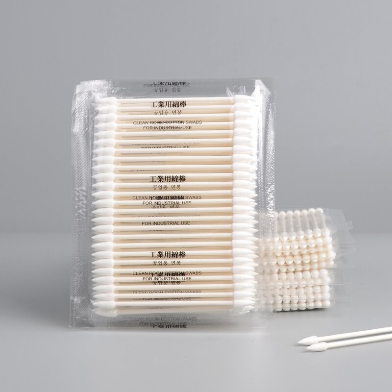 Double-Pointed Cotton Swabs Manufacturer - OEM/ODM Biodegradable Sterile for Cleaning Makeup