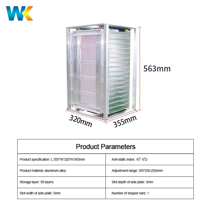 Adjustable Antistatic PCB Holder Factory - OEM/ODM ESD Through Hole Aluminum SMT Rack