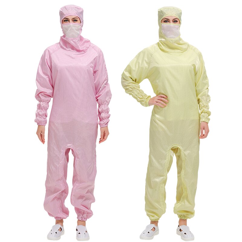 ESD Overalls Supplier - OEM/ODM High Quality Dust-Free Jumpsuit Coveralls Cleanroom