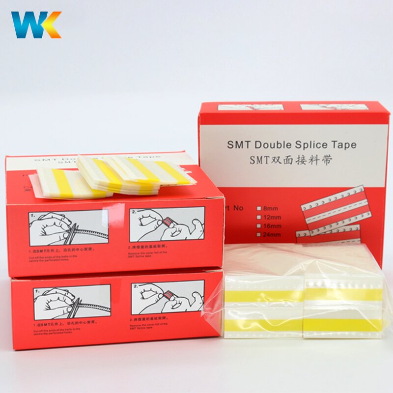 Splice Tape Factory - OEM/ODM 8mm Double Face Yellow Carrier SMT SMD Abrasive Belt
