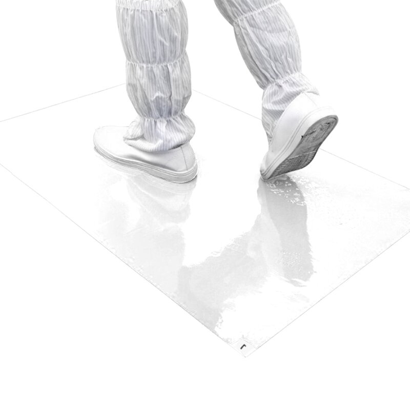 Disposable Tacky Mats Supplier - OEM/ODM Custom 24 X 36 Inch 30 Layers White PE Film