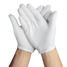 White Cotton Etiquette Gloves Manufacturer - OEM/ODM Coin Jewelry Soft Personalized Working