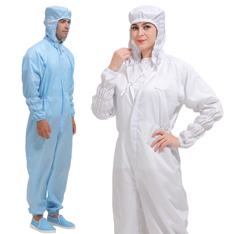 ESD Anti-Static Jumpsuits Factory - OEM/ODM Reusable Washable Coverall Gowns Dust-Free