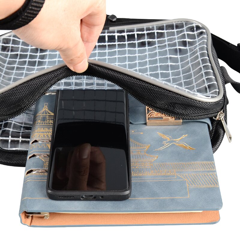 PVC Woven Strap Tool Bag Supplier - OEM/ODM 8 Inch Anti-Static Clear ESD Waist Pack Fanny