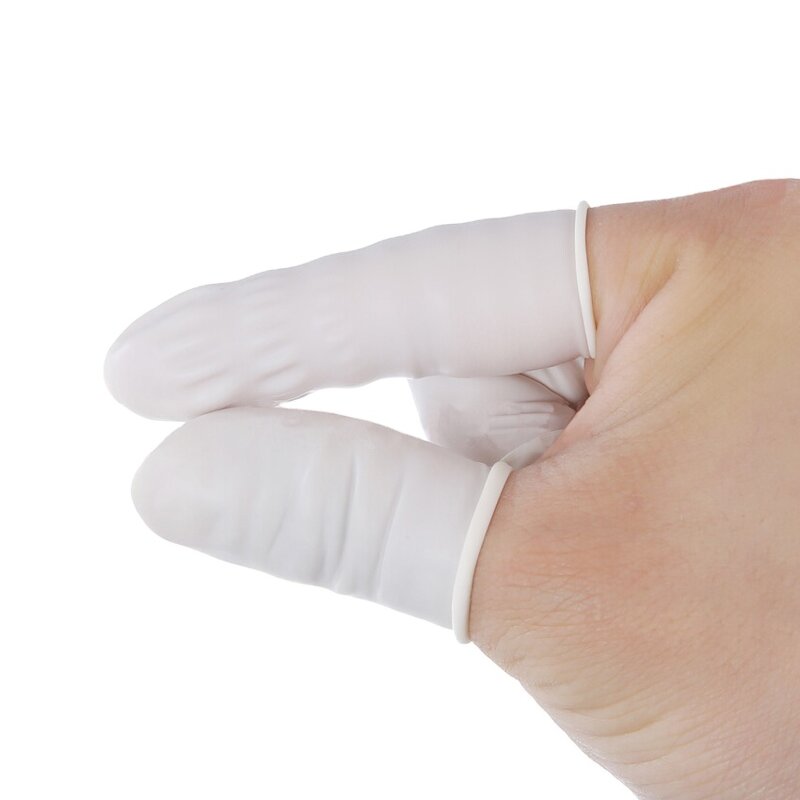 Latex Finger Cot Factory - OEM/ODM White Multi-purpose Medium Comfortable 100% Natural