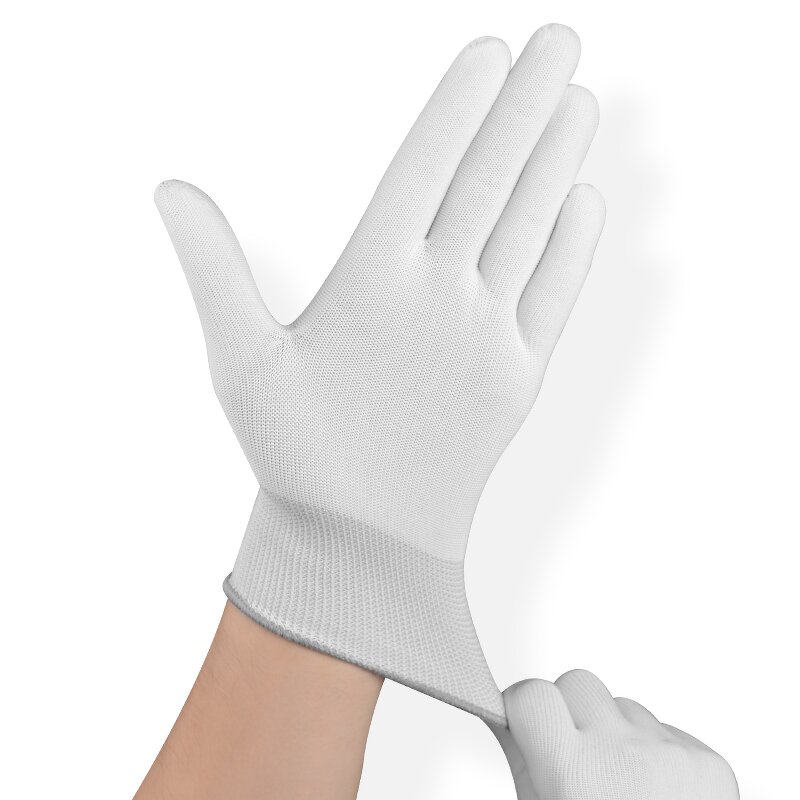 White PU Palm Gloves Manufacturer - OEM/ODM High Quality 13 Gauge Nylon Coating Industry