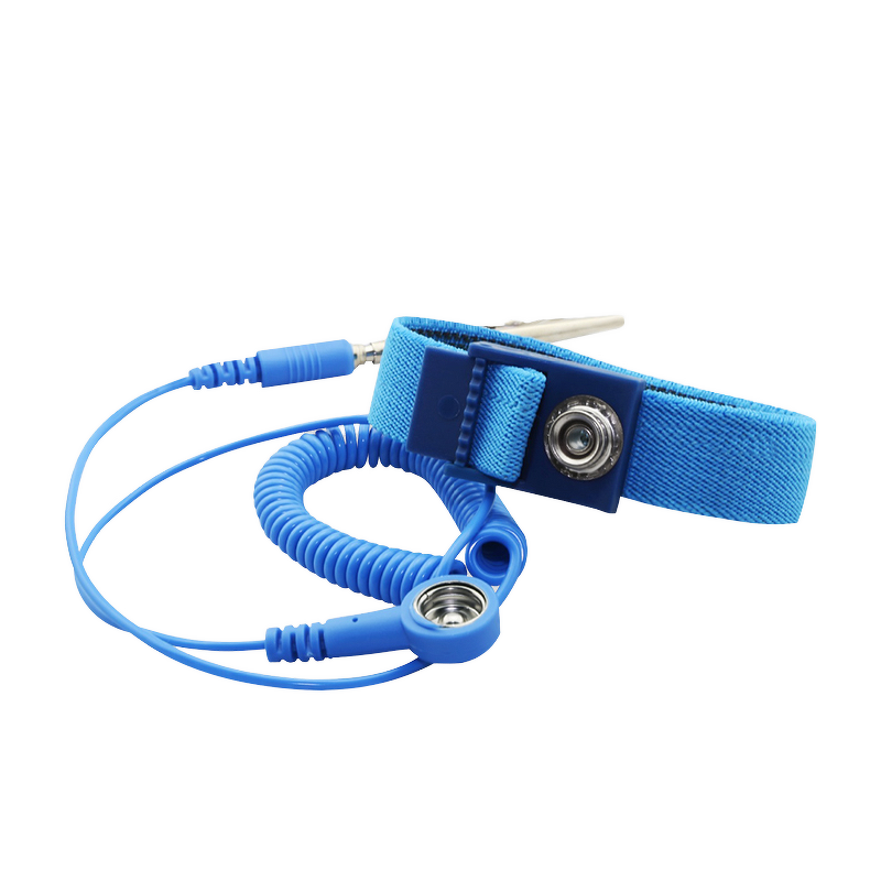 Anti-Static Wrist Strap Factory - OEM/ODM Adjustable with 1.8M PU Coil Alligator Clip