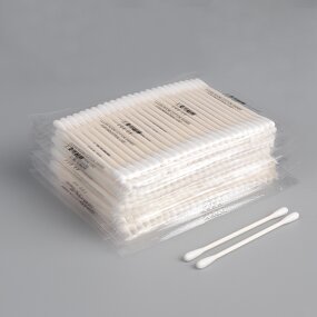 Disposable Cotton Buds Supplier - OEM/ODM CA-002 Double Head Dust-Free Paper Stick