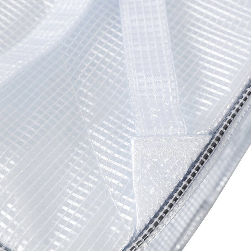 White Antistatic PVC Backpack Supplier - OEM/ODM 18-Inch Transparent Full Cover Dust-Free